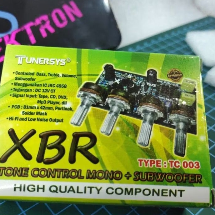 tone control + subwofer XBR tunersys original