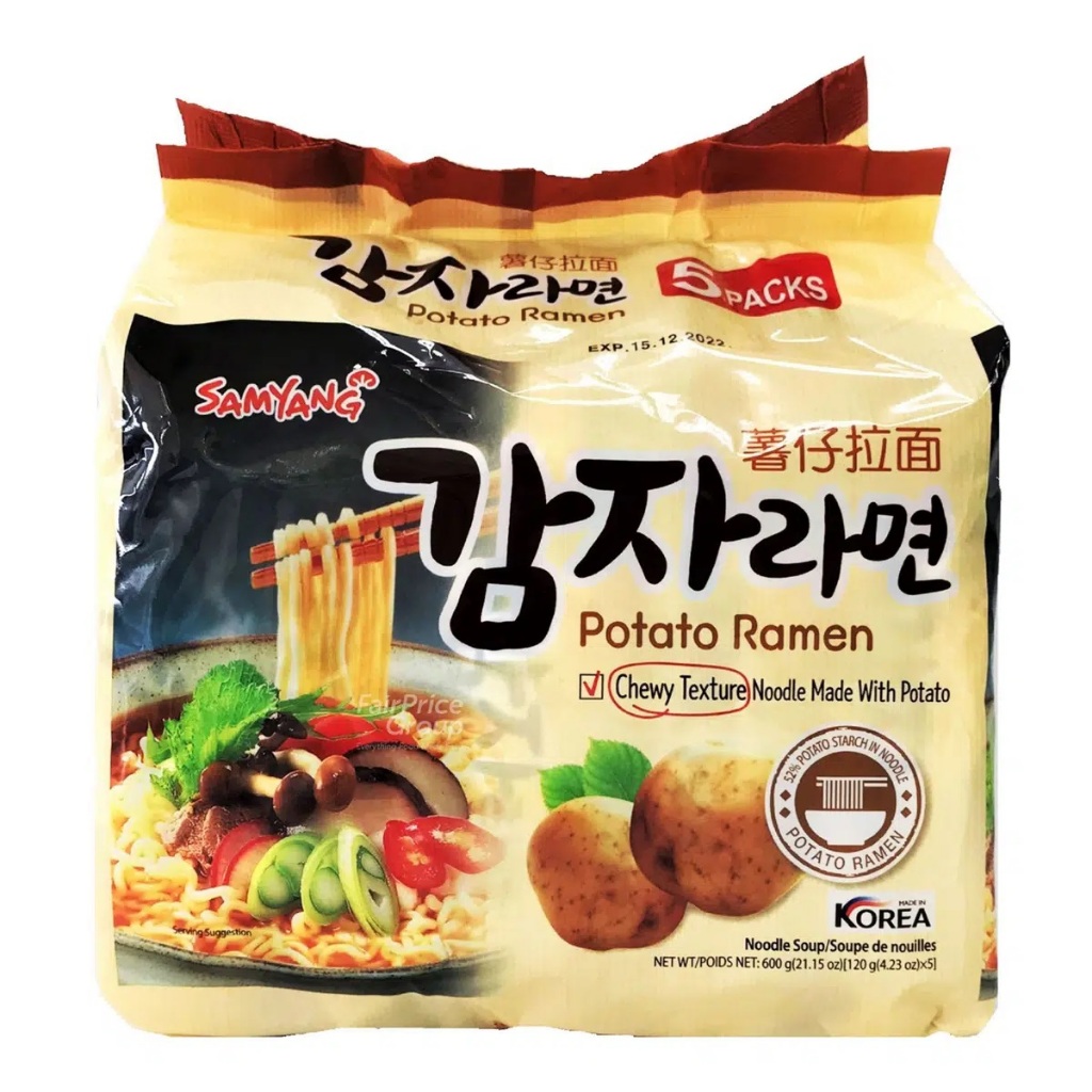 

Samyang Korean Instant Noodle Potato 5sX120g