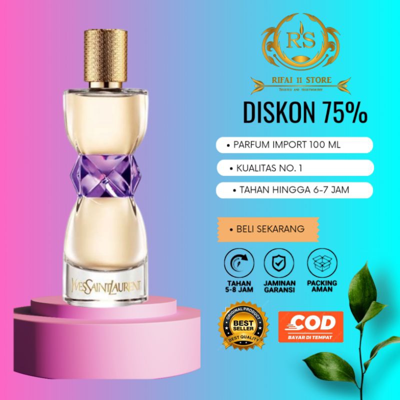 [COD] PARFUM WANITA YSL MANIFESTO 90ML EDP ORIGINAL SINGAPORE MURAH TAHAN LAMA IMPORT
