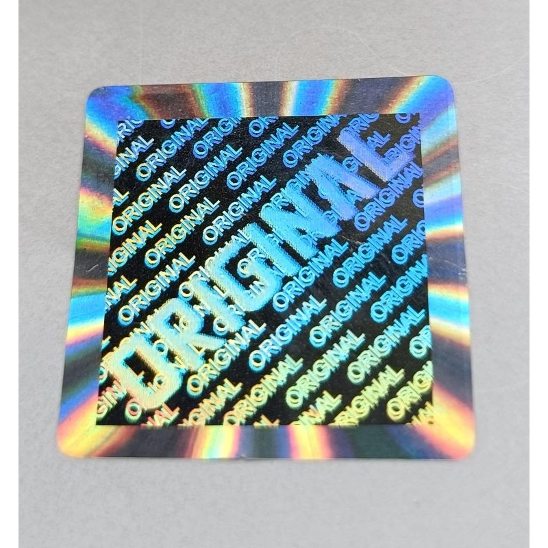 

stiker hologram original kotak