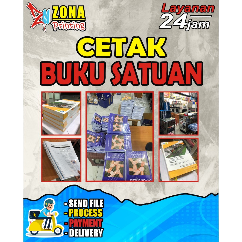 

Cetak Isian Buku HVS Art Carton Untuk Jilid / Print isi Buku Murah - HVS, A4BW