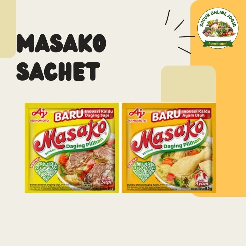 

Masako ayam & sapi sachet - PAWON MAMI SAYUR ONLINE JOGJA