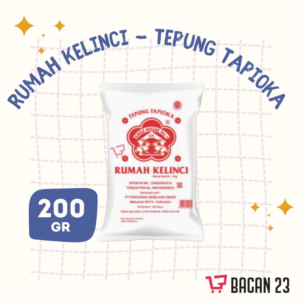 

Kanji Kelinci (200 gr) Kanji Masak Cap Rumah Kelinci