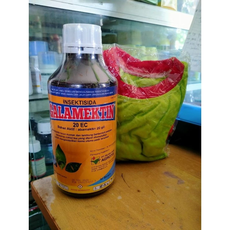 BISA COD INSEKTISIDA GALAMEKTIN 20EC SETARA ABACEL BAHA AKTIF ABAMEKTIN ISI 1 liter I