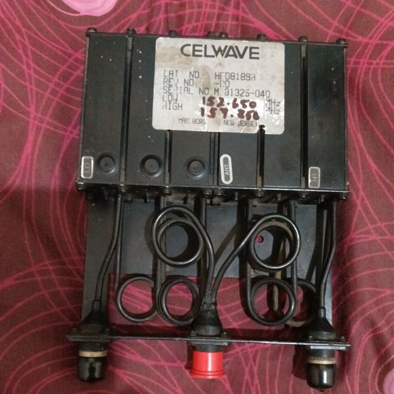 DUPLEXER CELWAVE VHF HFD8189A