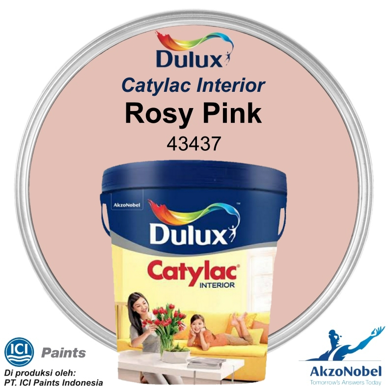 CAT DULUX CATYLAC INTERIOR 25 KG - ROSY PINK 43437