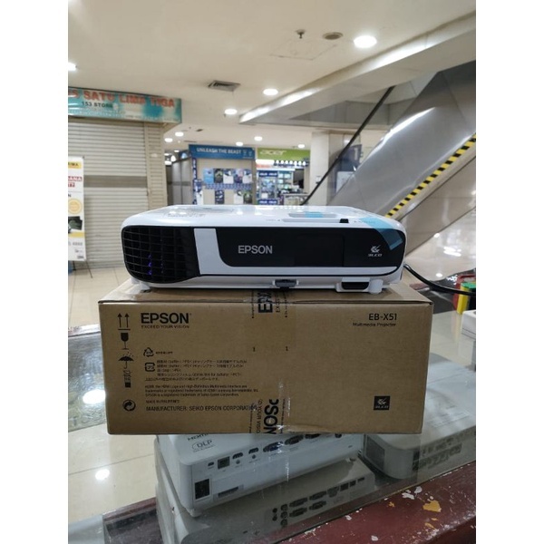 PROYEKTOR EPSON EB-X51 EBX51 EB X51 PENGGANTI EB X450 XGA 3800 Lumens epson eb-x51 ebx51