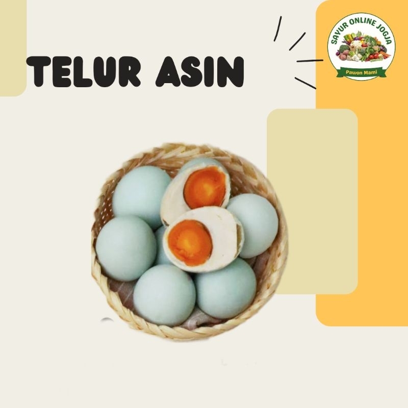 

Telur asin 1 butir - PAWON MAMI SAYUR ONLINE JOGJA