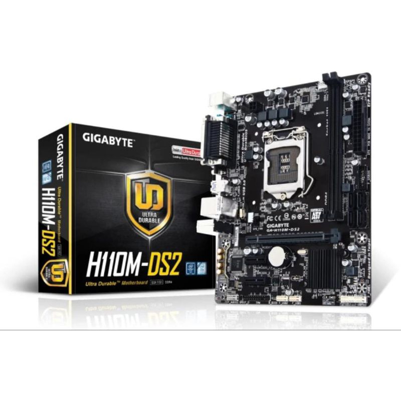 MOTHERBOARD GIGABYTE H110M-DS2 LGA 1151 H110