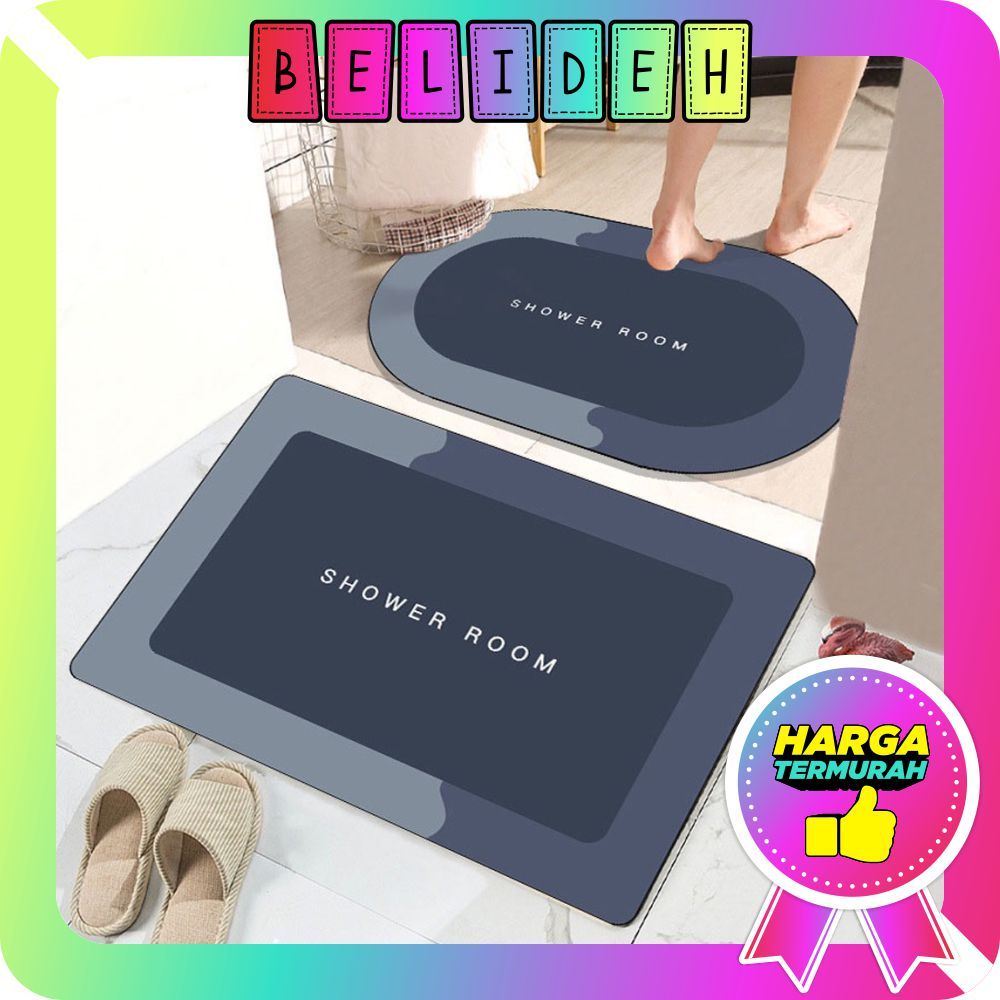 BELIDEH PROMO Keset Kaki Diatomite Nyerap Air / Alas kaki Diatomite Anti Slip Anti Bau Nyerap Air An