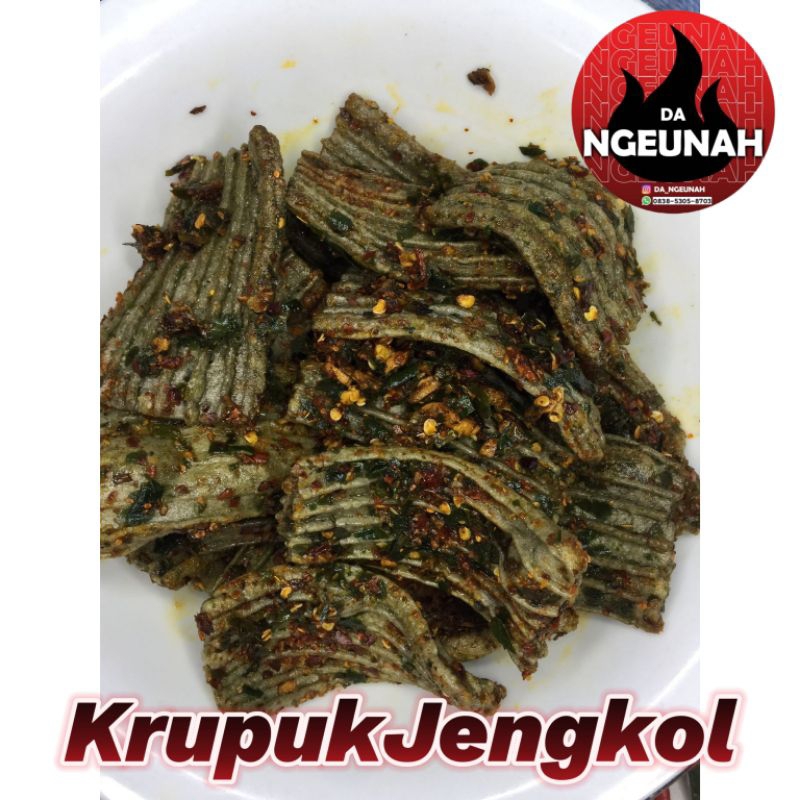 

Kerupuk Krupuk Jengkol Gerigi Bantet Daun Jeruk Pedas Original By dangeunah
