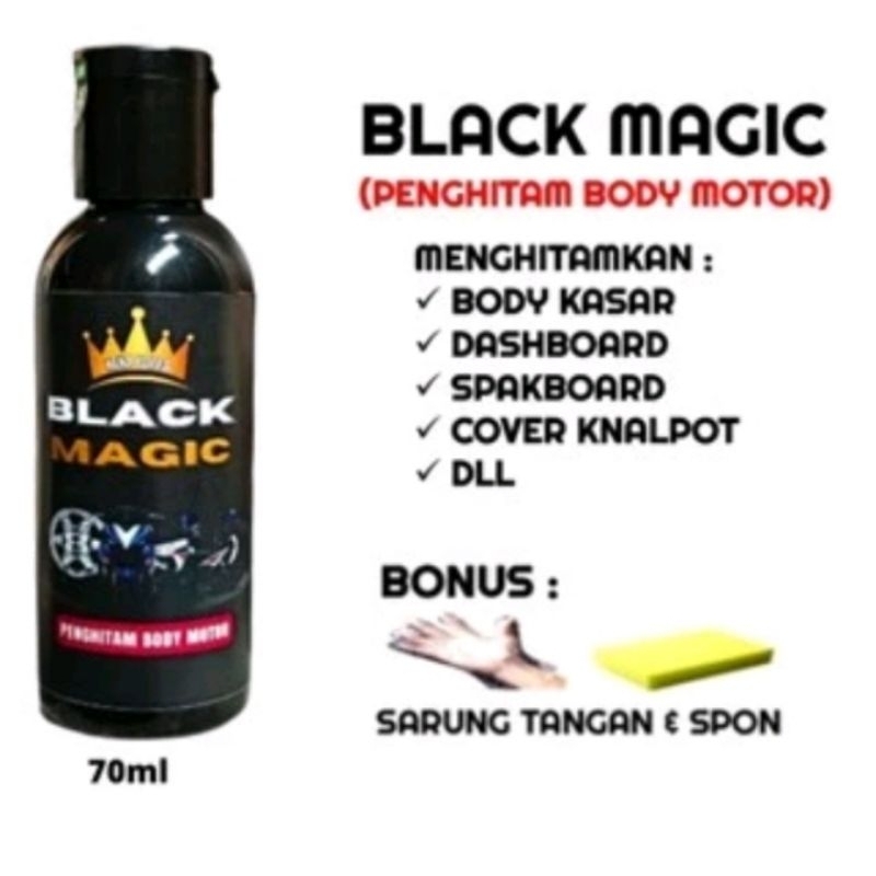 Black Magic Penghitam bodi motor