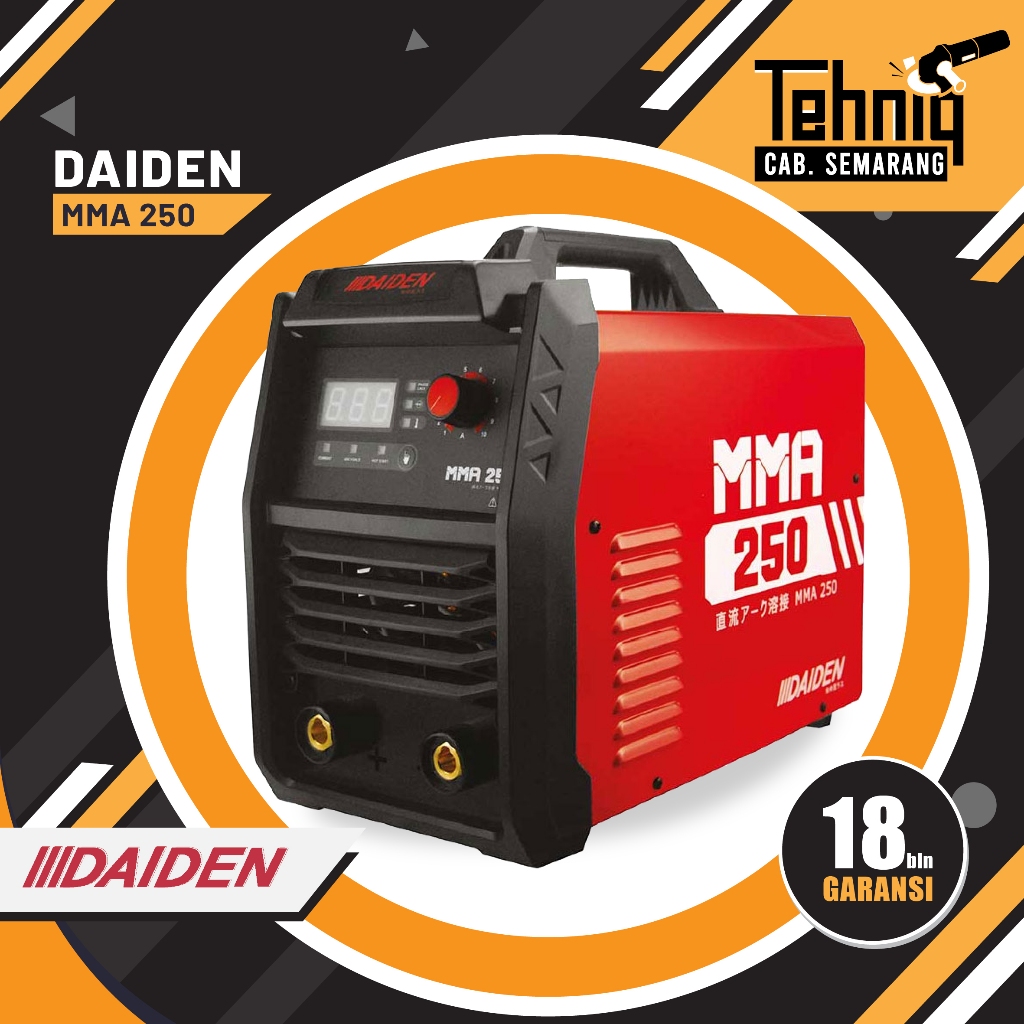 Travo Las / Mesin las Daiden Welding Inverter / Machine ( Mesin Las ) MMA 250 Daiden