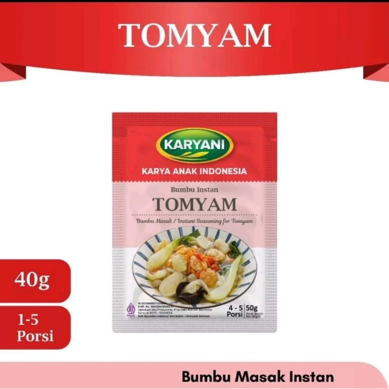 

Bumbu Tomyam instant Karyani 40 gram