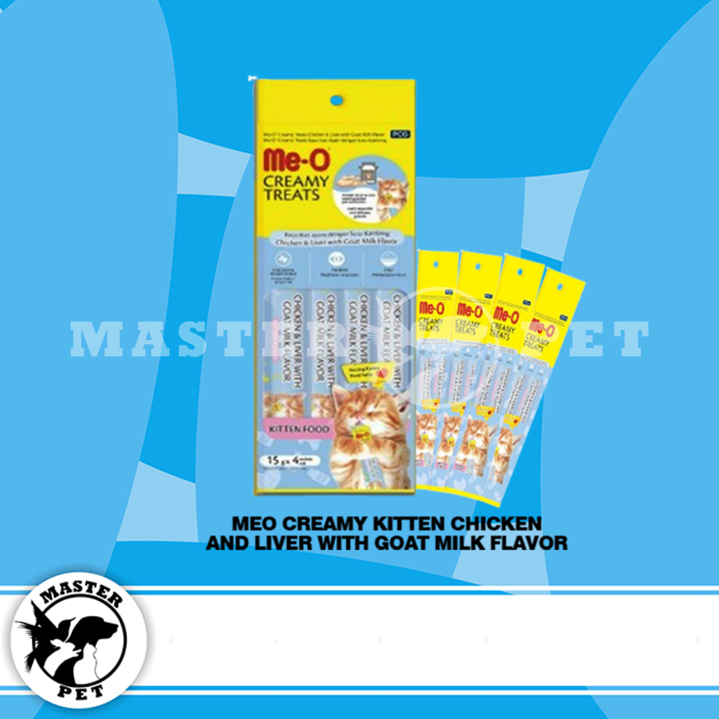 Meo Creamy Snack Kucing Treats me-o meo 15 Gram -  kitten chicken