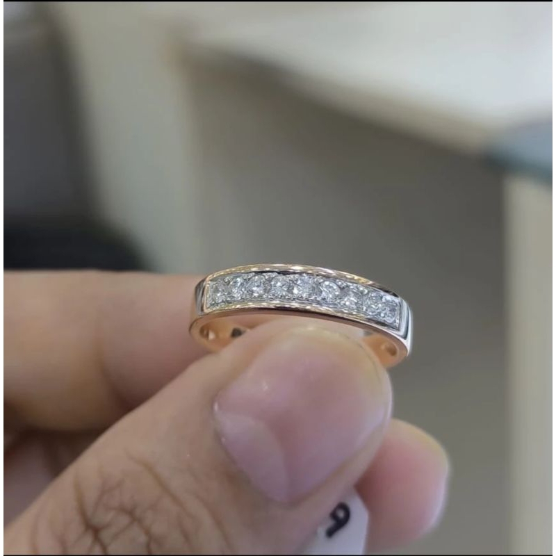 Cincin Listring Berlian Eropa Asli  kd11