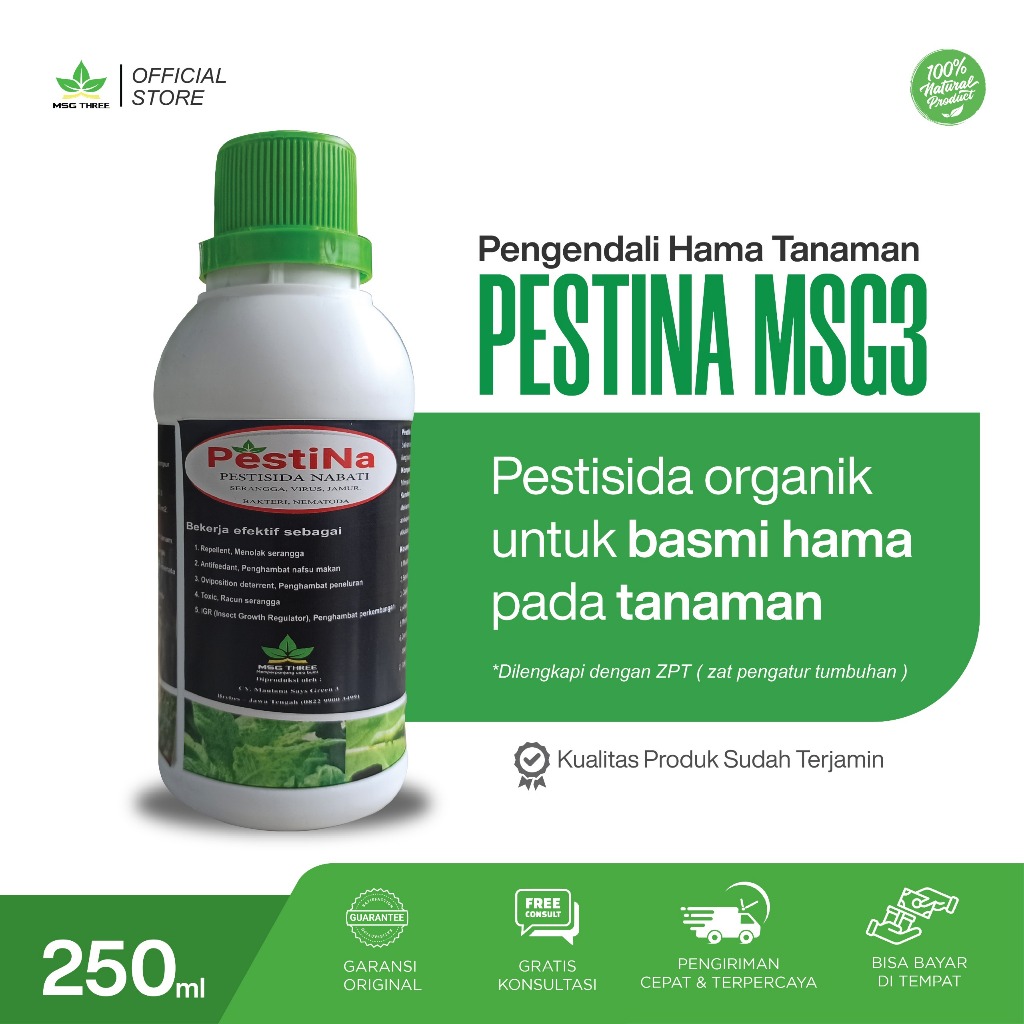 PESTISIDA NABATI Pestisida Organik 250 ml Insektisida racun serangga