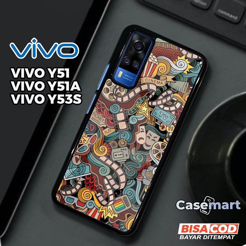 Case VIVO Y51 Y51A Y53S Casing VIVO Y51 Y51A Y53S Casemart [GRFY] Case Glossy Case Aesthetic Custom 
