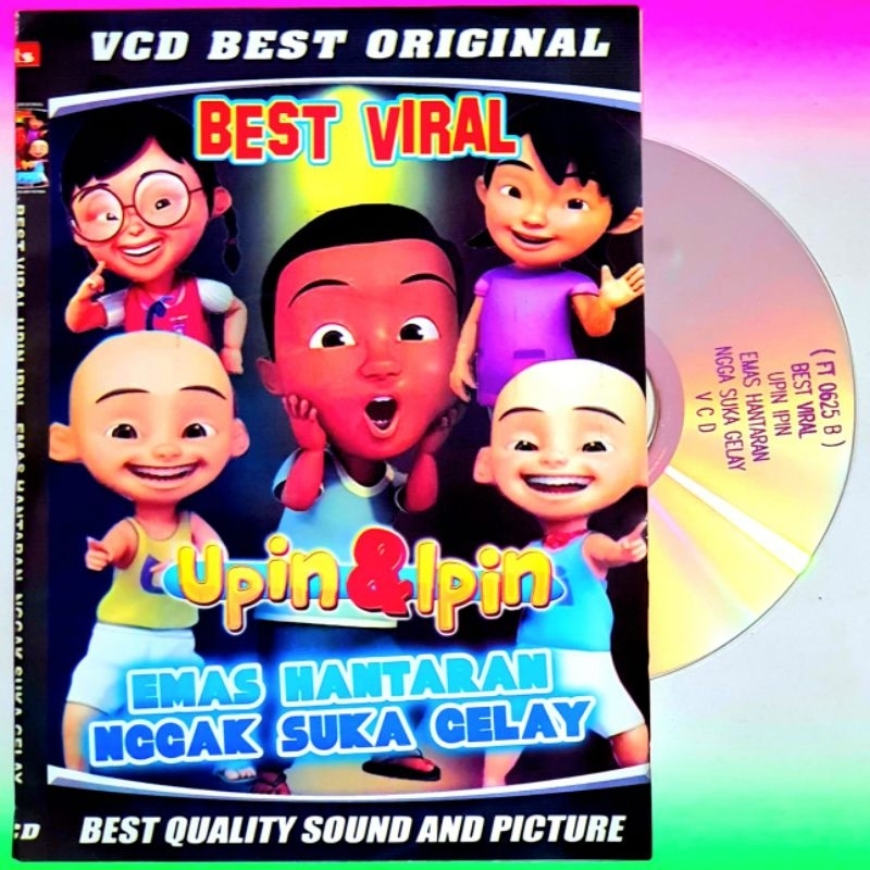 KASET VCD LAGU ANAK ANAK UPIN IPIN-LAGU ANAK ANAK SOUNTRACK UPIN DAN IPIN-VCD LAGU ANAK ANAK