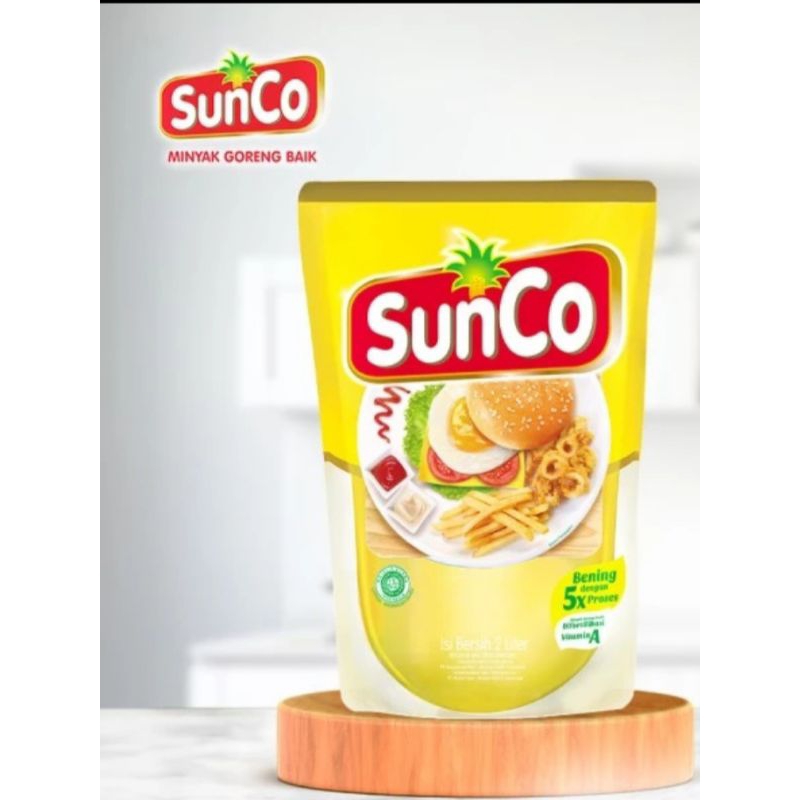 

Minyak goreng Sunco Refill 2L