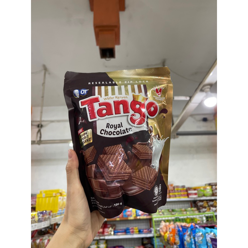 

tango wafer chocolate pouch 100g - tango wafer royal chocolate pouch - tango wafer cokelat pouch