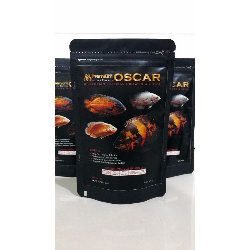 pelet oscar pelet 88 premium oscar pelet ikan predator 100gr