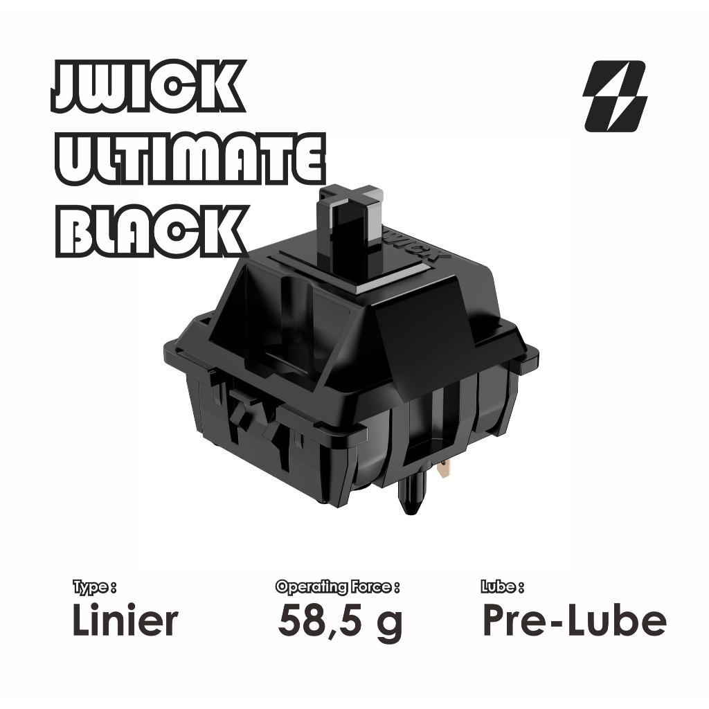 SWITCH - JWK - JWICK - BLACK LINEAR - 5 PIN - 58.5g - LINEAR