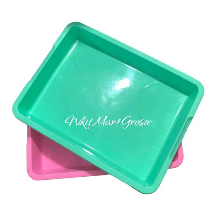 Nampan Plastik Cerah Besar / Nampan Loyang Plastik Serbaguna
