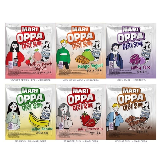 

Mari Oppa Opa Milky Milki Milky Candy Permen Oppa (1 gantung isi 10)