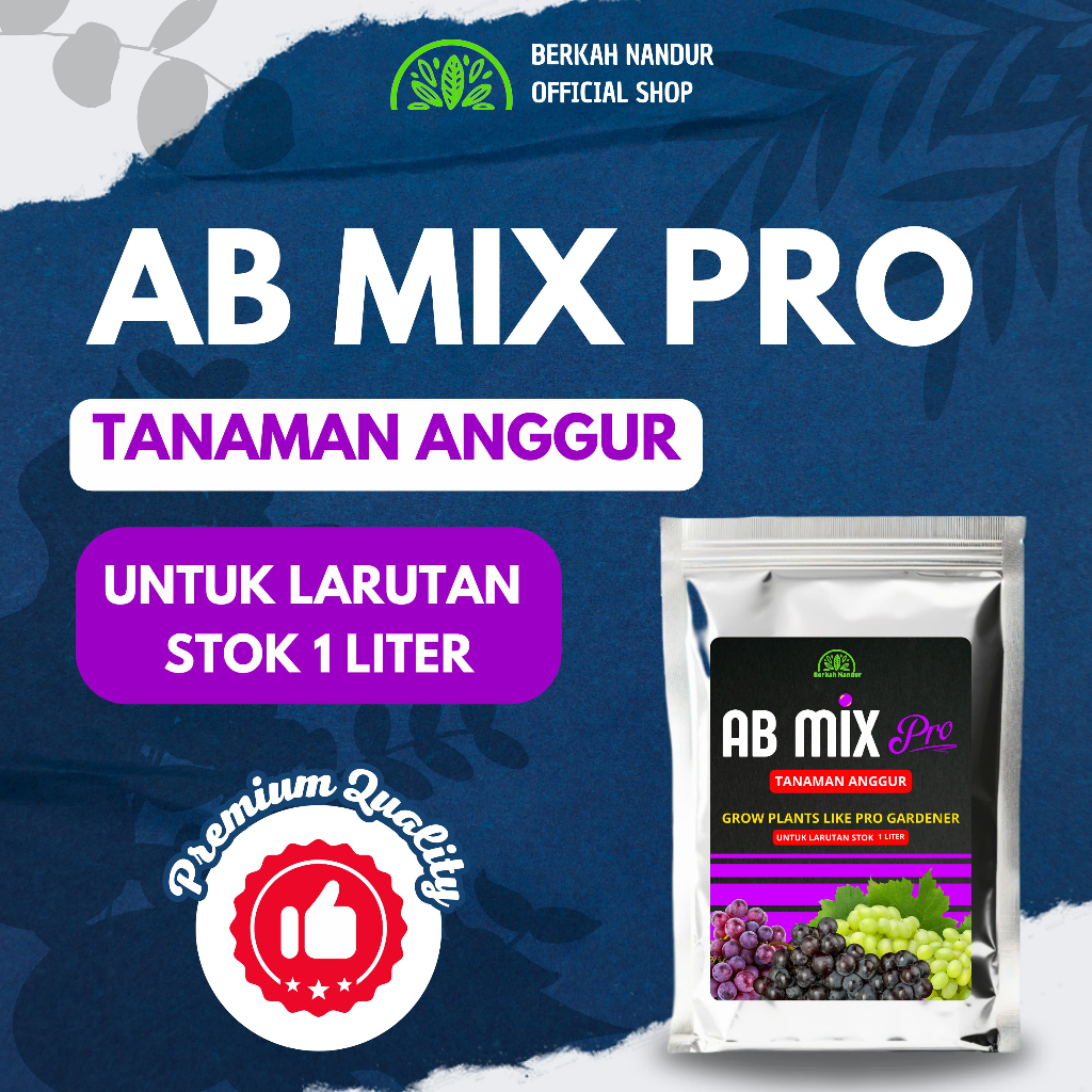 AB MIX PRO ANGGUR Pekatan 1 Liter Nutrisi Hidroponik ANGGUR ABMIX ANGGUR