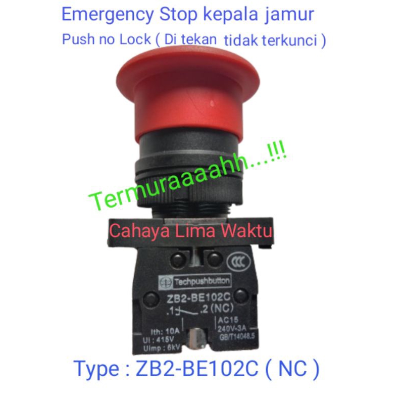 Emergency ZB2 - BE102C NO LOCK