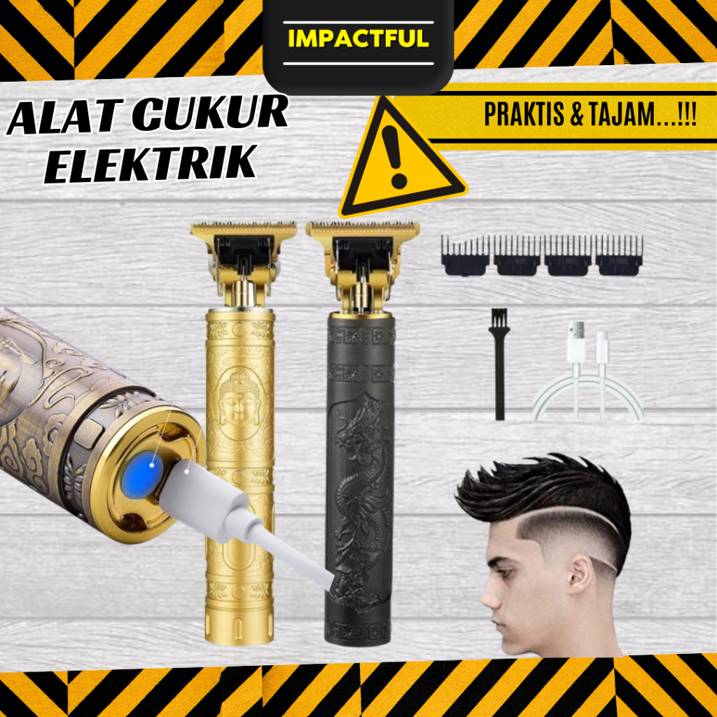Alat Cukur Rambut Elektrik Mesin Potong Rambut Hair Clipper Alat Potong Rambut Cliper Rambut