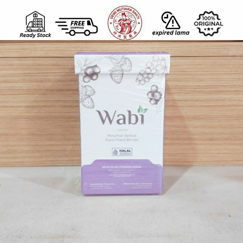 

WABI Minuman Serbuk Rasa MIXED BERRIES 1 BOX ISI 14 sachet