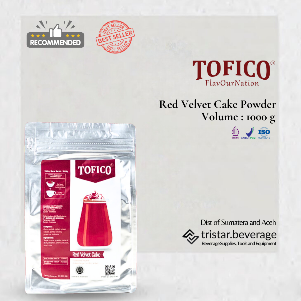 

BEST SELLER - Bubuk Minuman Red Velvet Cake - Tofico Powder 1KG