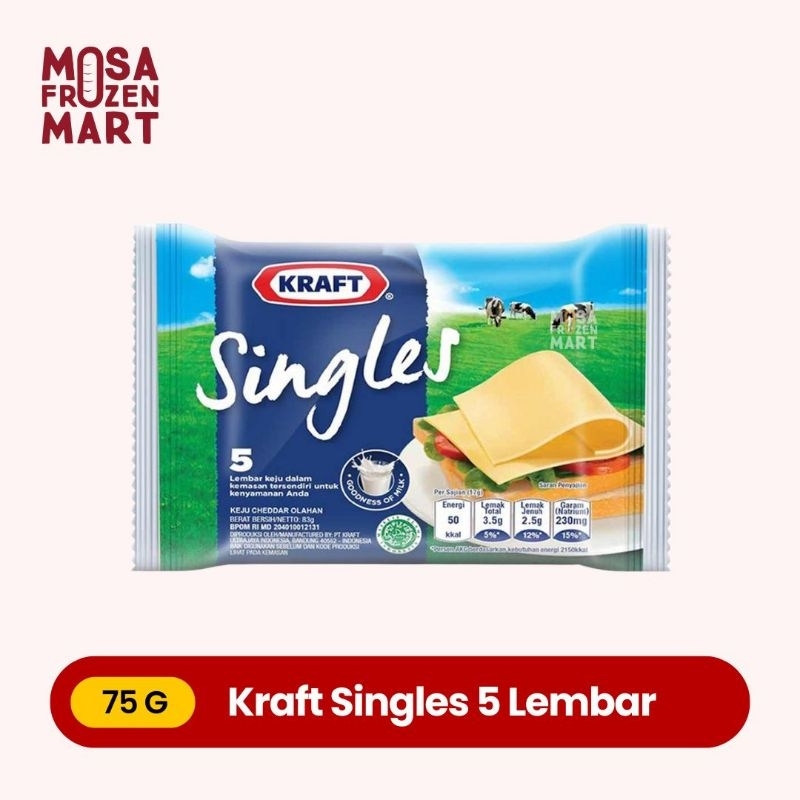 

Kraft Singles 5 Lb | Keju Slice | Cheese