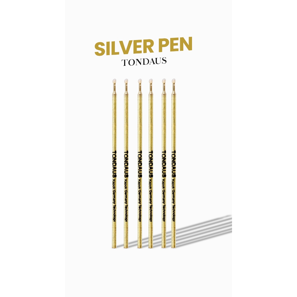 Pen Putih / Silver Pen Tondaus - 1 Box (50 Pcs) - untuk Pen Pola Jahit