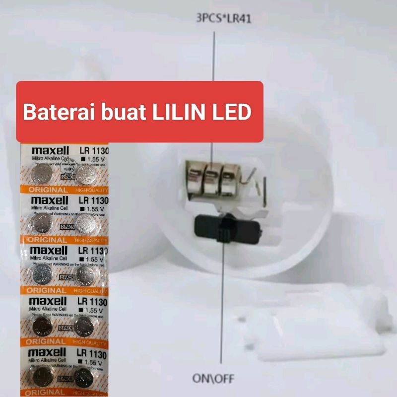 Baterai kancing LR 1130