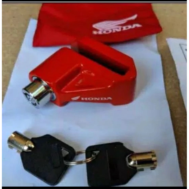 kunci gembok cakram motor Honda