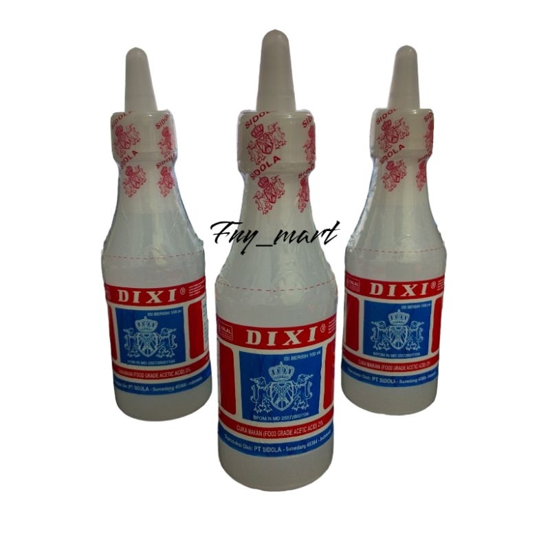 

Cuka DIXI Botol 100ml | DIXI Cuka Makan Cuka Masak Halal