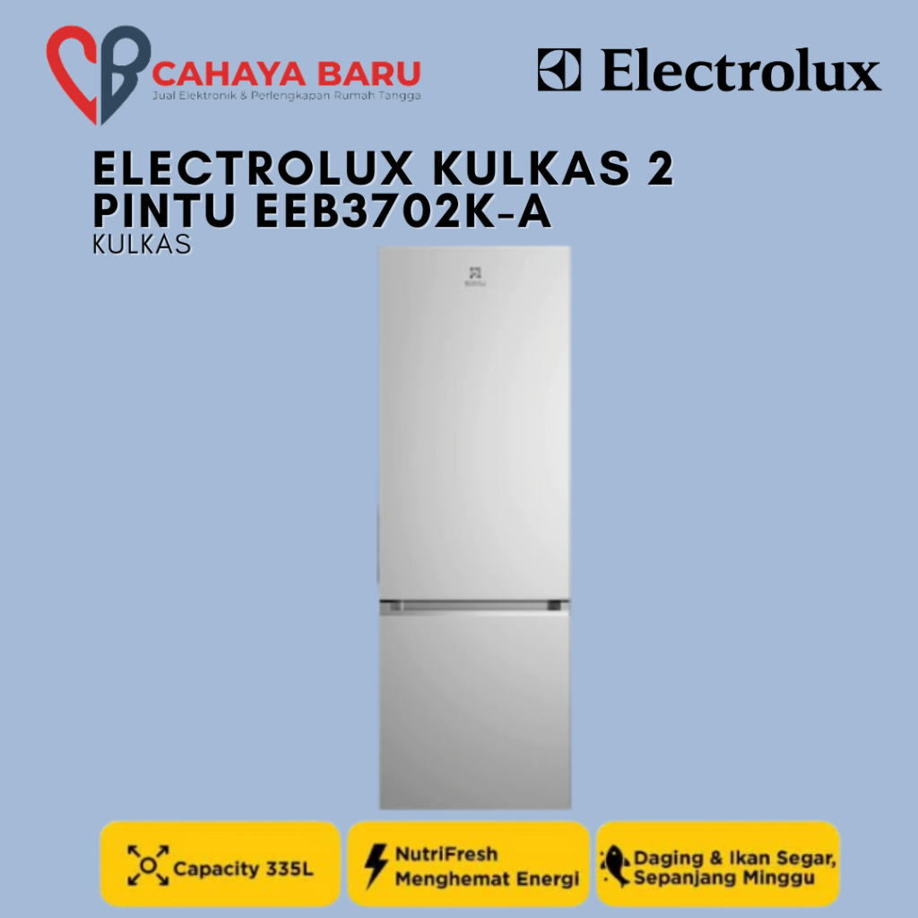 ELECTROLUX KULKAS 2 PINTU EEB3702K-A