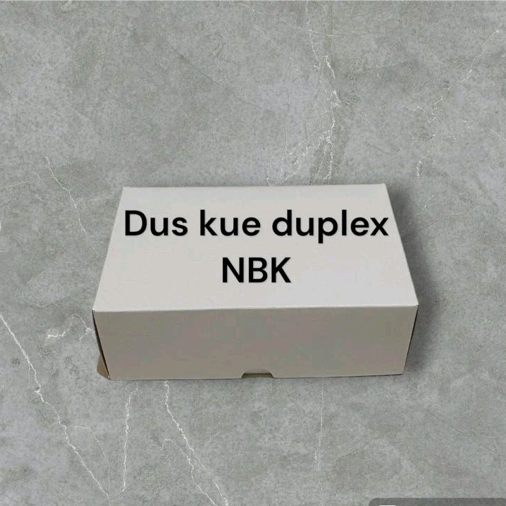 

Dus kue duplex NBK uk 19x12x6,5 tebal 350gram