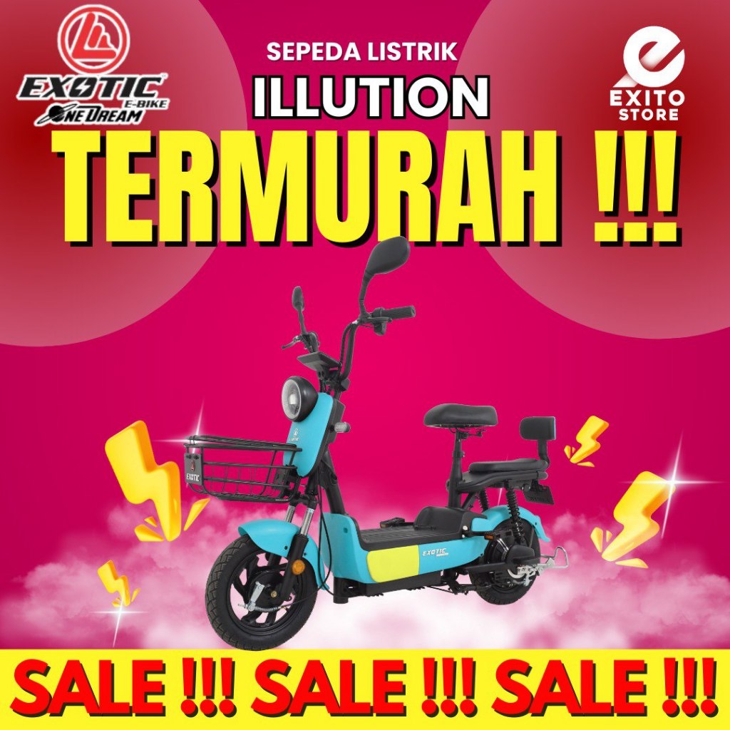 BARU SEPEDA LISTRIK ILLUTION by Pacific