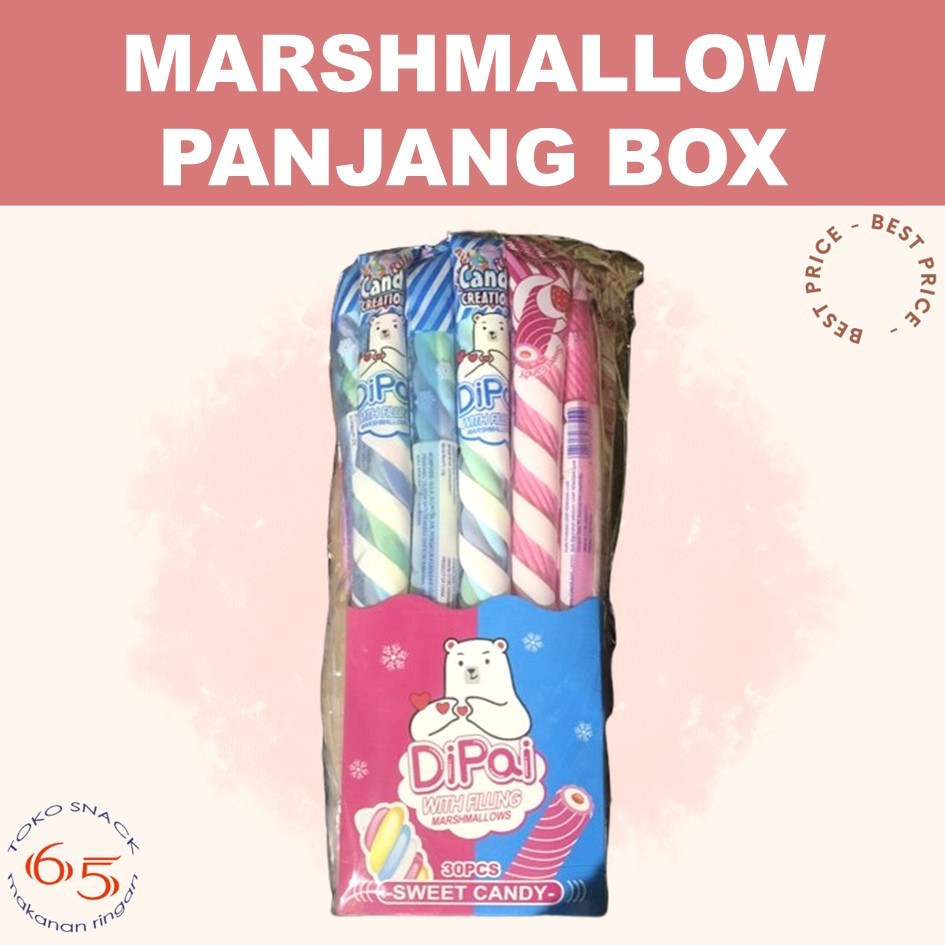 

Marsmallow Long 30. dipai marsmallow panjang. BOX