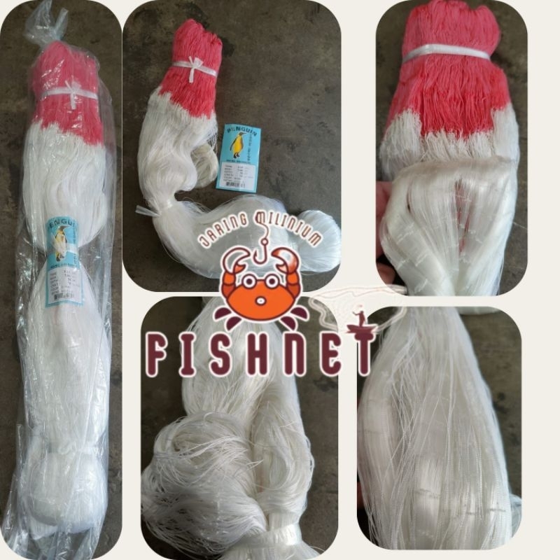 jaring apolo yoko/jaring udang/jaring udang 3lapis/1½Inci 0.15mm 50md 70yds