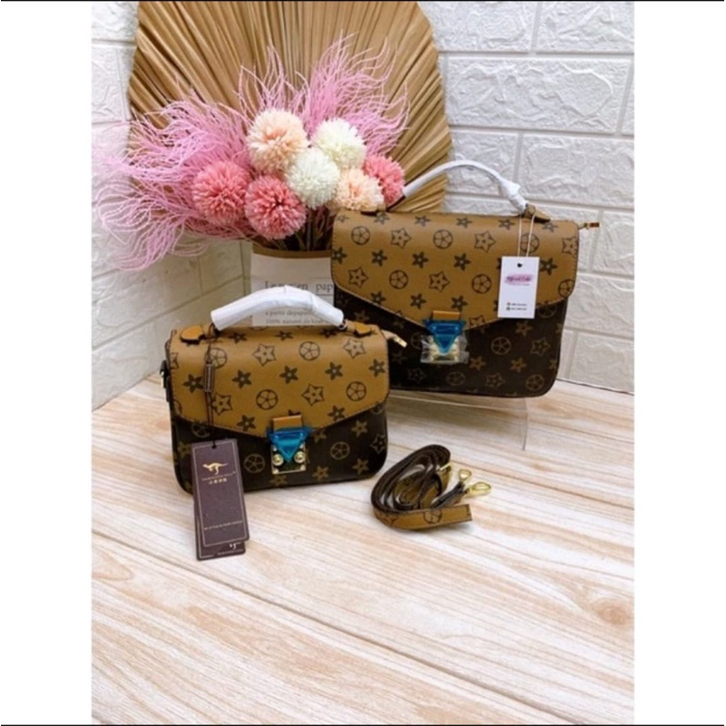 TAS IMPORT FASHION METIS MINI MEDIUM TAS KULIT MOTIF