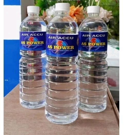 AIR AKI AS POWER AIR ACCU ZUUR 1000ML TUTUP MERAH DAN PUTIH