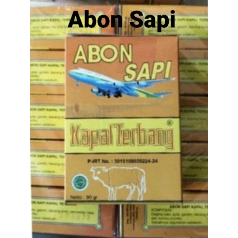 

Abon Sapi Kapal Terbang 90 Gram