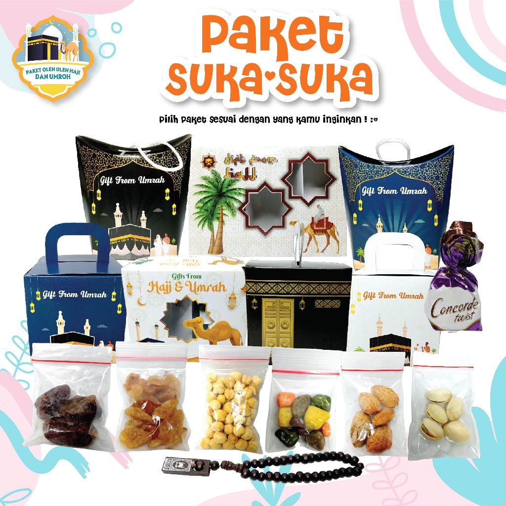 

Paket Oleh Oleh Haji Dan Umroh Terlengkap - Isi Paket Suka Suka Pilih Sendiri