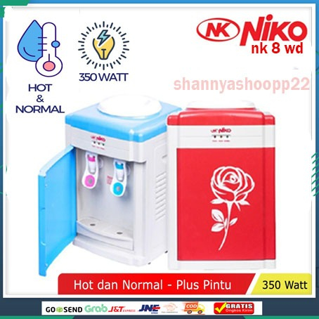 NIKO Water Dispenser Hot & Normal - NK - 8WD/DISPENSER PANAS NORMAL NIKO NK8WD TERLARIS DAN TERMURAH
