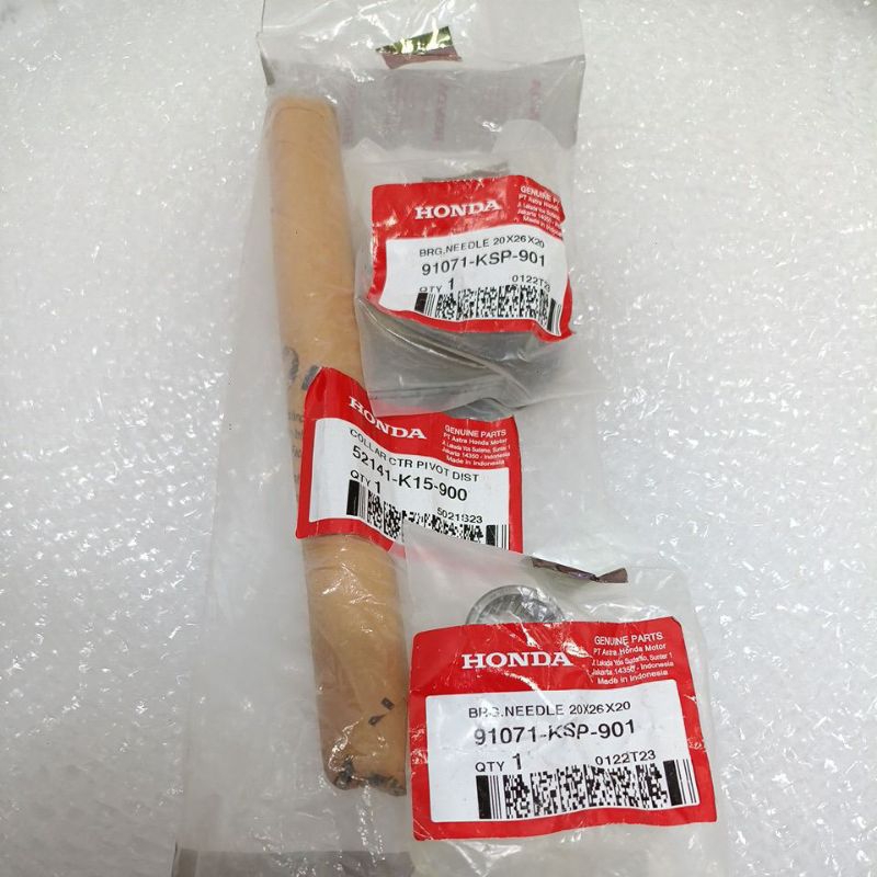 Bos Arm + Bearing Needle 2pc CB150R OLD NEW. 2013 2014 2015 52141 K15 91071 KSP